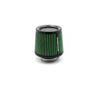 Air Filter Car 76/89/101mm Universal Car Air Filter Cone Cold Air Intake Filter Auto Modification Accessories Air-Filter Mesh Cone Car Air Filter(89mm Green)
