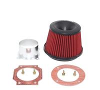 Air Filter Car Filters Air Intake System Filtre A Air Voiture Universal Connecting Base Red Green 3inch 76mm Automobiles Car Air Engine Air Filters(Red)