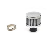 Air Filter Cleaner Universal Interface Motorcycle Air Filters 12mm 9mm 18mm Sliver Car Cone Cold Air Intake Filter Turbo Vent Crankcase Breather Plastic Cover Waterproof (Size : 9mm)