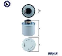 AIR FILTER COMPRESSOR INTAKE LX 1245 FOR VOLVO D 39 B 3.9L 4cyl F4 9.6L 6cyl F10