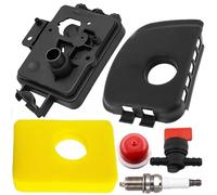 Air Filter Cover Air Filter Base Air Filter Spark Plug Fuel Shut-Off Valve Set For Briggs & Stratton 450e 500e 300e 595663 595660 799579