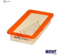 Hengst Air Filter E1003L - Cartridge - Fits Hyundai TB, Getz, Click, Getz Prime (28113-1C000)