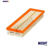 Hengst & Co Air Filter E417L Cartridge - Fits Nissan, Opel, Renault, Vauxhall