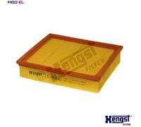 Hengst Filter Air Filter Insert E466L - Fits Opel/Vauxhall Omega B & Vectra - Made in DE - x1