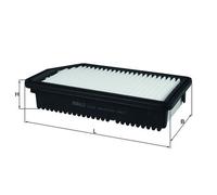 Air Filter Element MAHLE LX 3538 Car Fits Hyundai I30 Kia Ceed