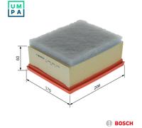 Genuine Bosch Air Filter for Citroen Xsara Hatchback Peugeot 206 CC F026400010