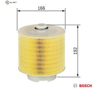 Air filter Filter Insert F 026 400 028 BOSCH for AUDI A6 C6 A6 C6 Avant