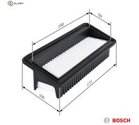 Air filter Filter Insert F 026 400 128 BOSCH for HYUNDAI i10 I i10 II