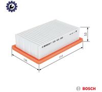 BOSCH F 026 400 595 Air filter