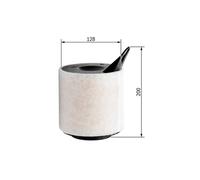 Bosch F026400018 Air Filter Insert S0018