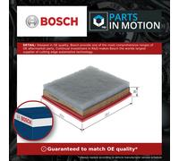 Bosch S0096 Car Air Filter - Separates Particles from the Air Intake - Moisture-resistant plus High Tensile Strength