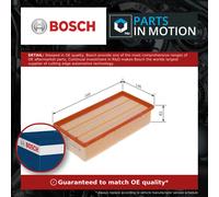 Bosch S0121 Car Air Replacement Filter | Separates Particles from the Air Intake - Moisture-resistant plus High Tensile Strength