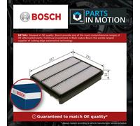 Air filter Filter Insert F 026 400 225 BOSCH for TOYOTA LAND CRUISER PRADO
