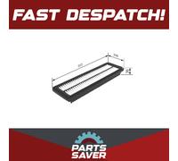 Bosch 0 Car Air Filter - Separates Particles from the Air Intake - Moisture-resistant plus High Tensile Strength