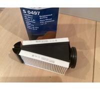 Bosch S0497 Car Air Filter - Separates Particles from the Air Intake - Moisture-resistant plus High Tensile Strength