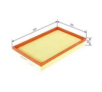 Air filter Filter Insert 1 457 429 896 BOSCH for OPEL VECTRA A Hatchback