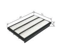 Air filter Filter Insert 1 457 433 339 BOSCH for MITSUBISHI PAJERO/SHOGUN IV