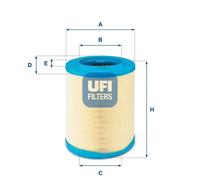 Air filter Filter Insert 27.606.00 UFI for ALFA ROMEO BRERA SPIDER 159