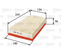 Air filter Filter Insert 585030 VALEO for RENAULT MERCEDES-BENZ NISSAN