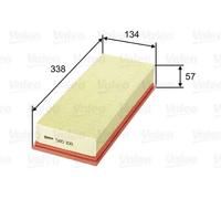 Valeo Air Filter 585108 – Fits VW, Audi, Jeep, ARO, Santana – Panel Type
