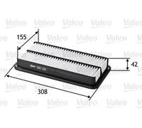 Valeo Air Filter 585128 – Panel Type, Fits Toyota, Pontiac, Lexus