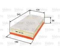 Air filter Filter Insert 585156 VALEO for RENAULT MERCEDES-BENZ NISSAN