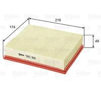 Valeo Air Filter 585188 - Panel Type for Mercedes-Benz A-Class (W169, W245)