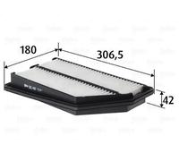 AIR FILTER 585446 FOR HONDA CIVIC/VIII/Hatchback N22A2 2.2L 4cyl