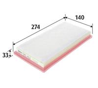 Valeo Air Filter 585457 – Fits Fiat 500/C, Panda/Van, Punto/Pure, 500L; Lancia Ypsilon, Alfa Romeo