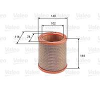 NEW AIR FILTER FOR CITROEN PEUGEOT MEGA ZX N2 H1B H1A HDZ KDZ KDX KFX 150D VALEO