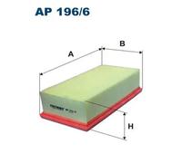 Air filter Filter Insert AP 196/6 FILTRON for PEUGEOT CITROËN DS OPEL
