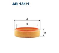 Air filter Filter Insert AR 131/1 FILTRON for DACIA RENAULT