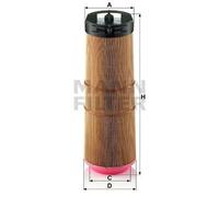 Air filter Filter Insert C 12 133/1 MANN-FILTER for MERCEDES-BENZ C-CLASS