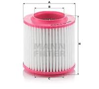 MANN Filter C1343 Air Filter 152mm Outer Diameter 155mm Height Fits Audi A8