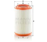 MANN-FILTER Air Filter C 16 007 – for Cars & Transporters (KIA K2500)