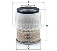 Air filter Filter Insert C 16 148 MANN-FILTER for MITSUBISHI PAJERO/SHOGUN Mk II