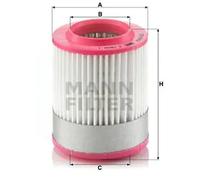 MANN Filter C1652/1 Air Filter 152mm Outer Diameter 185mm Height Fits Audi A8