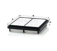 Air filter Filter Insert C 2229 MANN-FILTER for DAEWOO LANOS LANOS Saloon