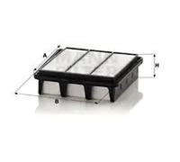 Air filter Filter Insert C 23 006 MANN-FILTER for HYUNDAI GRANDEUR SONATA V