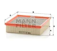 MANN Filter C23148 Air Filter 57mm Height Fits Mercedes-Benz 124 190 E-Class