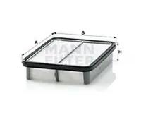 NEW AIR FILTER FOR TOYOTA COROLLA COMPACT E10 4E FE 2E COROLLA E10 MANN-FILTER