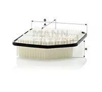 Air filter Filter Insert C 24 007 MANN-FILTER for LEXUS TOYOTA
