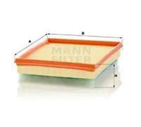 x1 Mann-Filter Air Filter C24017 Made in UK