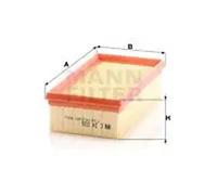 Air filter Filter Insert C 24 026 MANN-FILTER for PEUGEOT CITROËN DS OPEL