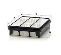 Air filter Filter Insert C 2438 MANN-FILTER for MITSUBISHI MAZDA