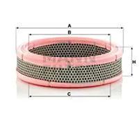 Air filter Filter Insert C 2443 MANN-FILTER for FIAT SEAT LADA LANCIA FSO MORGAN