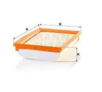 MANN-FILTER Air Filter C 25 033 for Cars & Transporters