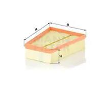 Air Filter C25115 MANN 165465086R 165465434R 165467751R 165467920R 8200820859