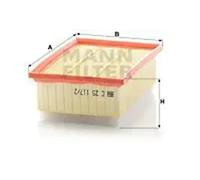 MANN-FILTER C 25 117/2 Air Filter - for Cars + Transporters