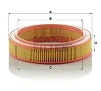Air filter Filter Insert C 2534 MANN-FILTER for FORD FIESTA Mk II ESCORT III
